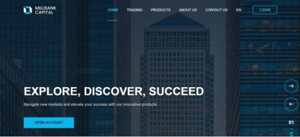 MillBankCapital website