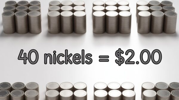 How many nickles in 2$