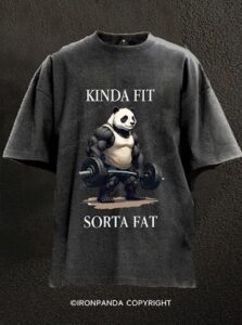 IronPandaFit Men’s Washed Shirts and Graphic Tees