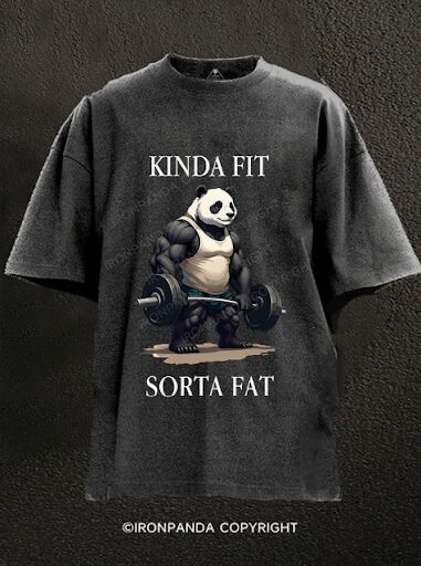 IronPandaFit Men’s Washed Shirts and Graphic Tees