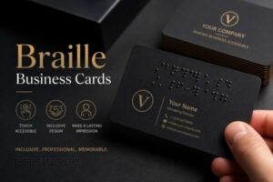 Braille Business Cards