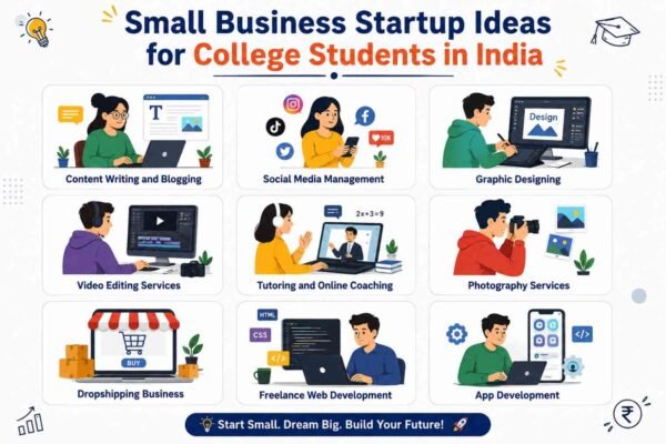 Small Business Startup Ideas for College Students in India