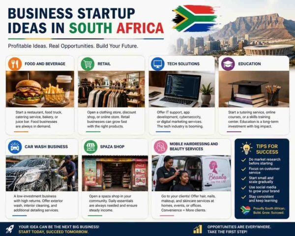 Small business startup ideas in South Africa