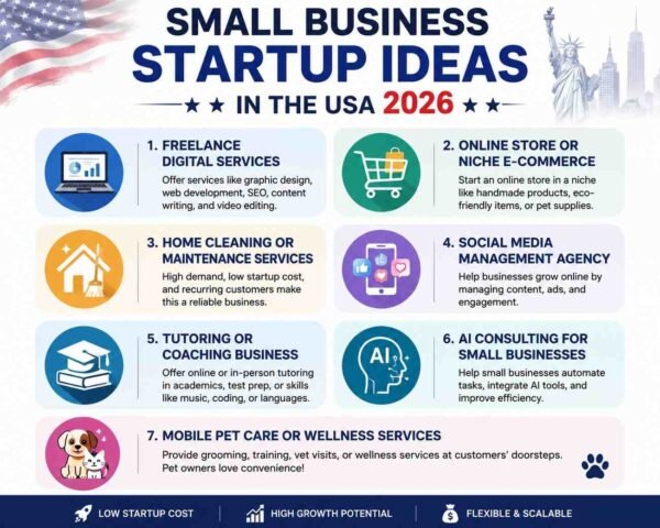 Small Business Startup Ideas in the USA 2026